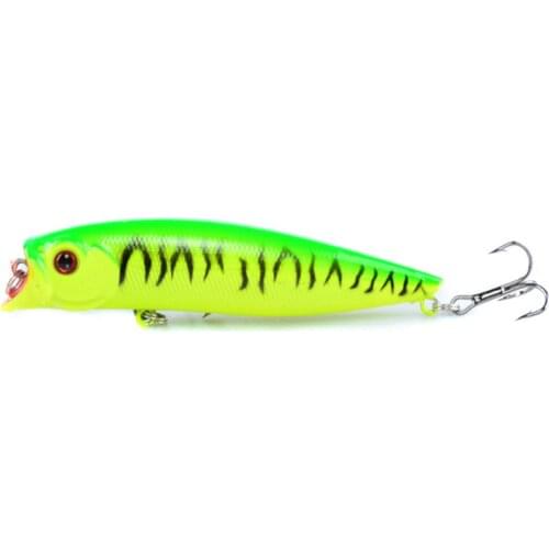 New Arrive 1pcs 9.2cm/11.5g Popper Fishing Lures High Quality Hard 3D Eyes Baits Crankbaits Top Water Artificial Fishing Tackle