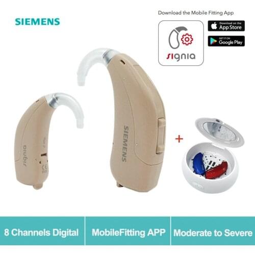 Siemens RUN P New Digital Hearing Aids Fit with Smartphone APP Upgrade Siemens Lotus Touching 12P/23P