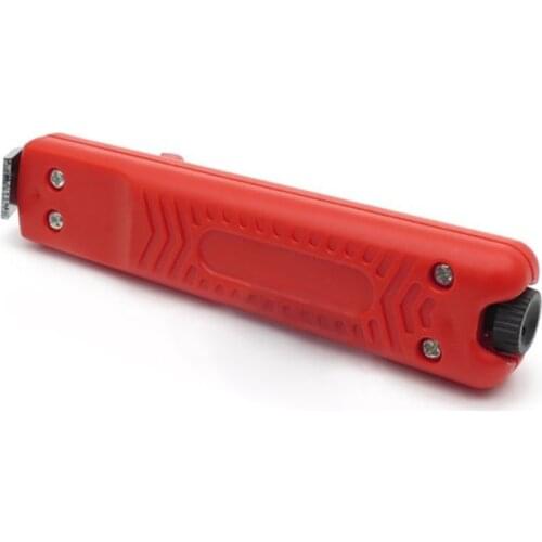 Cable Knife, Multi Stripping Knife with Adjustable Cutting Depth for All Common Round Cables, Working Range 8-28mm R7UB