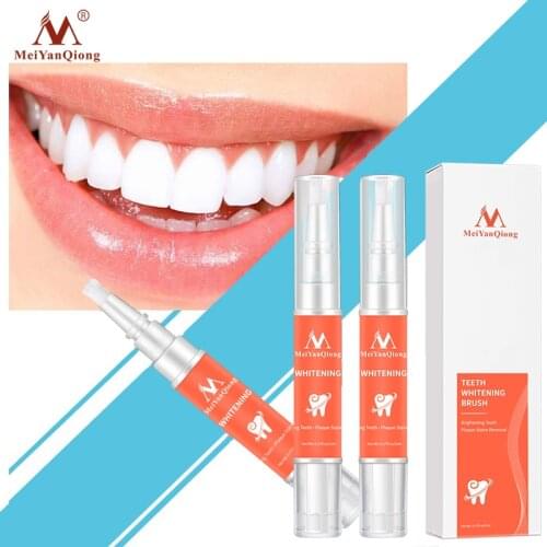Teeth Whitening Essence Tooth Brush Oral Hygiene Cleaning Serum White Gel Teeth Care Tooth Bleaching Dental Tools Perfect Smile