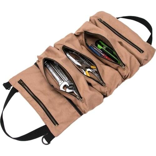 Portable Car Roll Up Zipper Hanging Repair Tool Storage Bag Pouch Organizer
