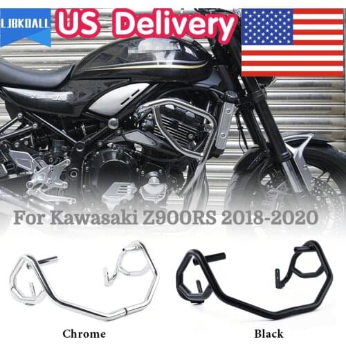 Motorcycle Stell Engine Highway Crash Bar Guard Frame Slider Falling Protection for Kawasaki Z900RS 2018 2019 2020 2021