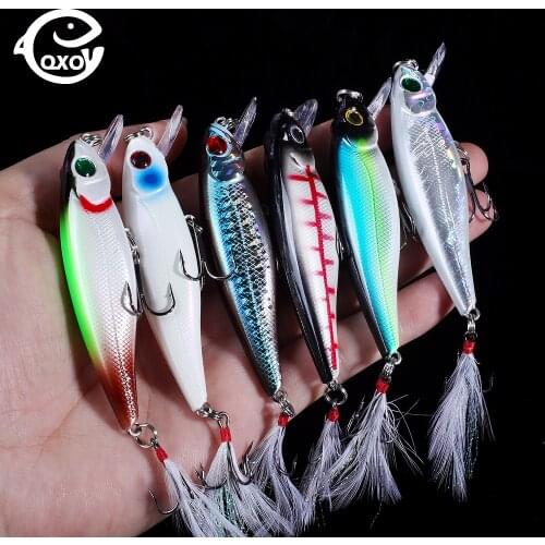 QXO Qxo Fishing Lures 8.6cm 9g Wobbler Propeller Minnow Spoon Goods For Fishing Sea River Shad Wobbler For Trolling