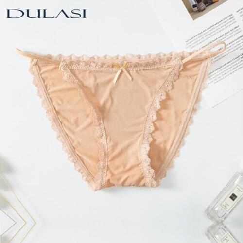 Sexy Panties For Women Cotton Crotch Bikini Erotic Lingerie Hot G-String Thong Underwear Seamless Lace Breathable Panty Top Sale