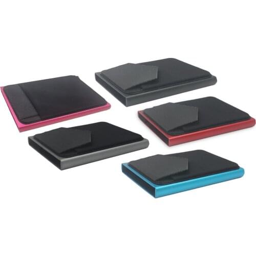 Slim RFID Card Wallet Mini Smart Aluminum Metal Protective ID Credit Card Holder Automatic Pop Up Bank Card Case Lightweight