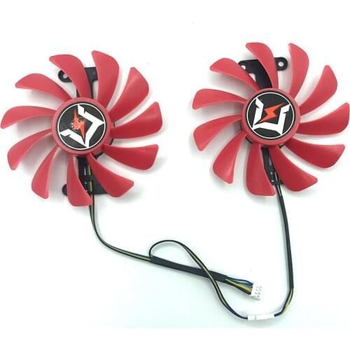 1 Pair 95mm FDC10H12S9-C GPU Cooling Fan for GTX 1080 GTX1070 Graphics Video Card Fan