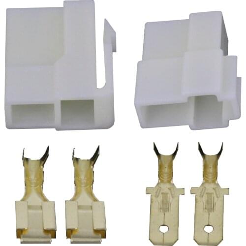 2 Pin 7.8mm Series Connector Male and Female Connector Automotive Wiring Harness Car Plug with Terminal DJ7021A-7.8-11/21 2P