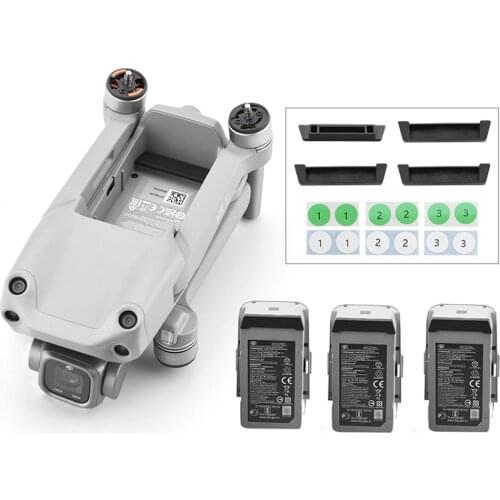 4pcs Silicone Battery Dust Plug for DJI Mavic Air 2 Charging Port Dust-proof Cap Protection Battery Cover Drone Accessories