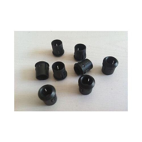 500pcs 5mm Black Plastic LED Holders Case Cup Mounting