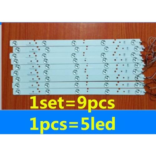 9pcs/set LED Backlight strip SVH420A72_REV3_5LED_130114 SVH420A72_5LED_REV4_150304 FOR LED42EC110JD 42K220 110JD 220JD