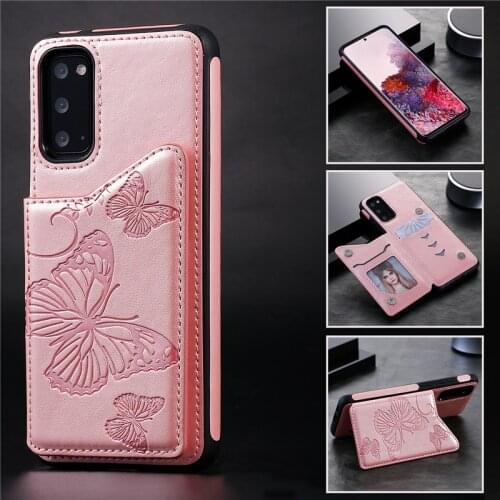 Butterfly Embossed Case For Samsung F62 S21 S21Plus S21Ultra S20FE S10Plus S9 S8Plus S7Edge Note20Ultra Note10Pro Case Cover