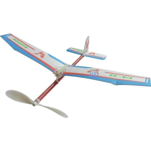 DIY Kids Toys Rubber Band Powered Aircraft Model Kits Toys For Children Foam Plastic Assembly Planes Model Science Toy Gifts