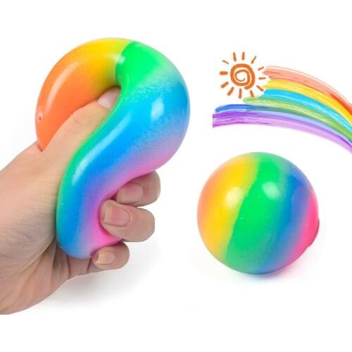 Creative Colorful Vent Ball Simple Dimple Fidget Toy Men And Women Decompression Antistress Hand Sensory Children Toys