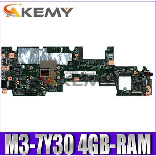 For Lenovo Thinkpad Yoga 11E 5th Gen Laptop motherboard 17873-1 448.0DA21.0011 With M3-7Y30 4GB-RAM FRU 02DC041 02DC053 02DC065