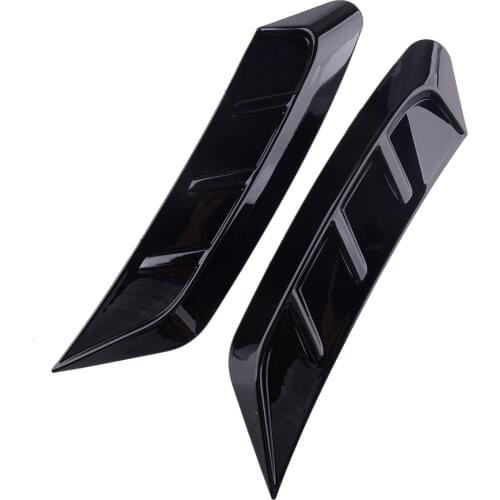1 Pair Car Black ABS Front Headlight Side Eyebrows Frames Trims Decoration Fit For Audi A4 B9 2020