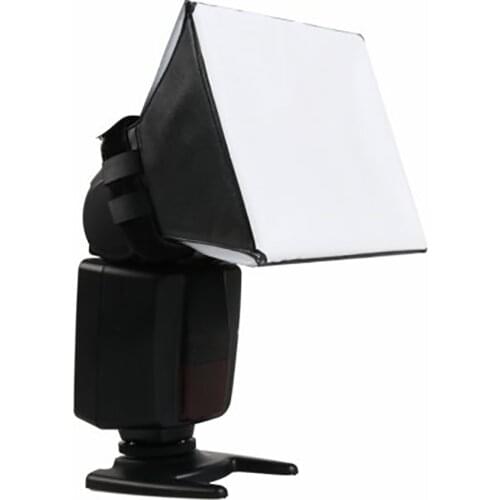 Folding Flash Diffuser Flashing Cover Light Softbox for Digital Camera External Flash 30cmx27cm Universal Flash Softbox