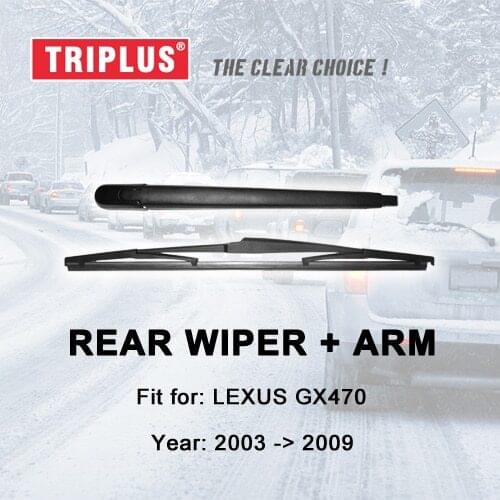 Rear Wiper Arm with Blade for LEXUS GX 470 GX470 (2003-2009) 1pc 16" 400mm, GX Rear Wiper Arm & Rear Wiper Blades