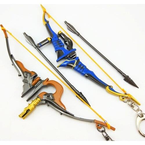 Watch the vanguard around semi Tibetan Youth bow and arrow 17 cm alloy keep weapons game collection model