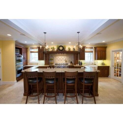 2017 solid wood painted kitchen cabinets armadio da cucina with granite countertop wooden modular kitchen furnitures S1606050