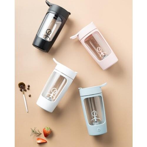 650Ml Electric Protein Shaker Usb Shaker Bottles Milk Coffee sport blender bottle Movement Vortex Tornado Smart Mixer