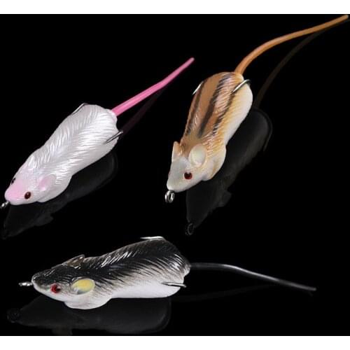 8g 11g Simulation Mouse Silicone Soft Lure High Quality Fishing Lure Soft Bait Anti-Corrosion Bionic Silicone Fishing Bait
