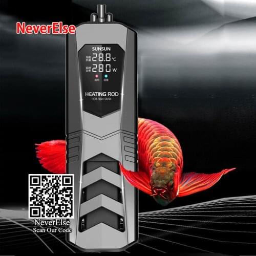 Aquarium fish tank high-power electronic PTC heating rod LED digital display heater automatic temperature explosion-proof heater