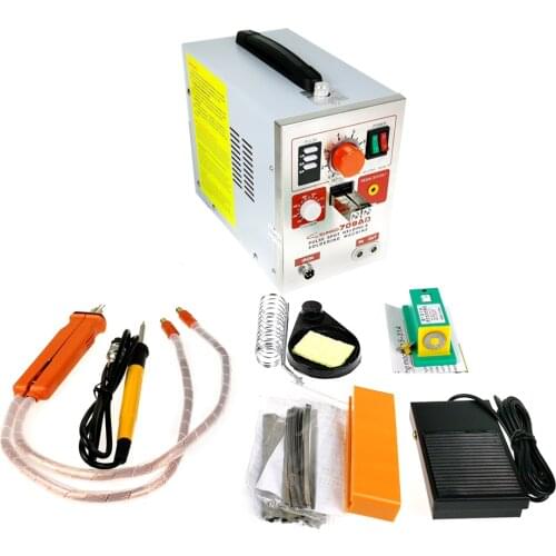 Spot Welding Machine LED Lighting SUNKKO 709AD With 70B Welding Pen Small Handheld Lithium Battery 18650 High-power Adjustable