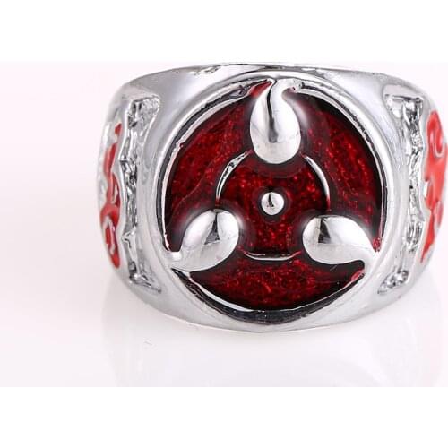 Ninja JEWELS Anime Cartoon Sharingan Rings Metal Quality Gifts Jewelry