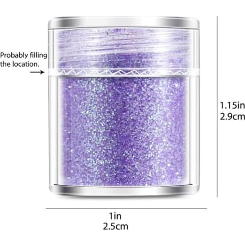 12 Colors Holographic Chunky Glitter Sequins for Face Body Eye Hair Nail Decor LX9E