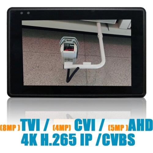 IPC-1800 4K H265 IP Camera Tester 8mp Ahd Tvi Cvi Cvbs Ctv Wrist Cctv Camera Tester Monitor with Ptz Control Rapid ONVIF POE