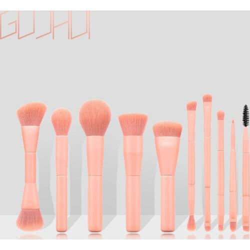 Fashion Beauty Cosmetic Brushes Nude Pink FB Powder Blusher Highlighter Brush Eyeshadow Blending Nose Eyebrow Lip Makeup Brushes