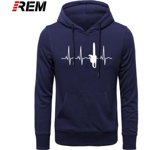 Lumberjack Shirt Chainsaw Heartbeat For Arborists Mens long Sleeve Funny Cotton Tops Hoodies, Sweatshirts