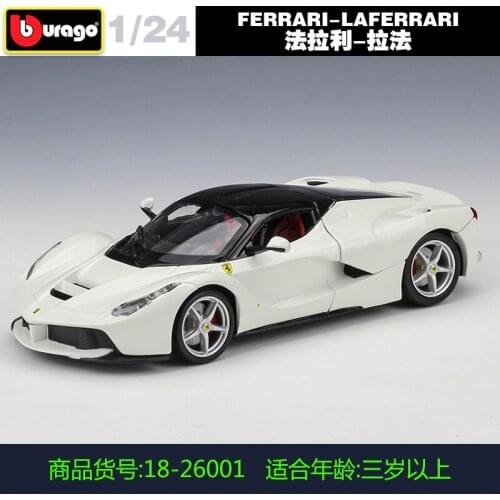 Bburago Diecast 1:24 Laferrari Sport Car Red Static Simulation Alloy Model Car
