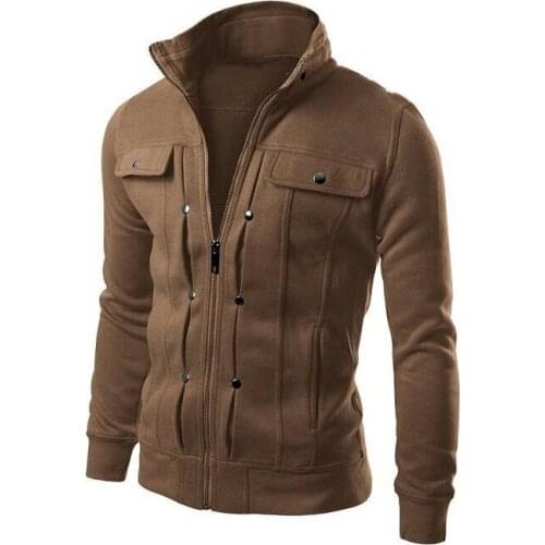 2019 Button Fleece JACKET COAT Men Fashion Sweatshirt Cardigan Multi Mens Purpose Tour Plus Size M- 4XL