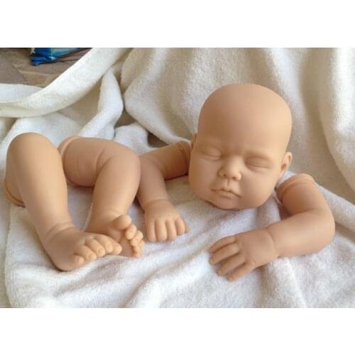 Reborn Doll Kits Soft Vinyl Reborn Baby Dolls Accessories for DIY Realistic Toys for DIY Reborn Dolls Kits Head and Limbs