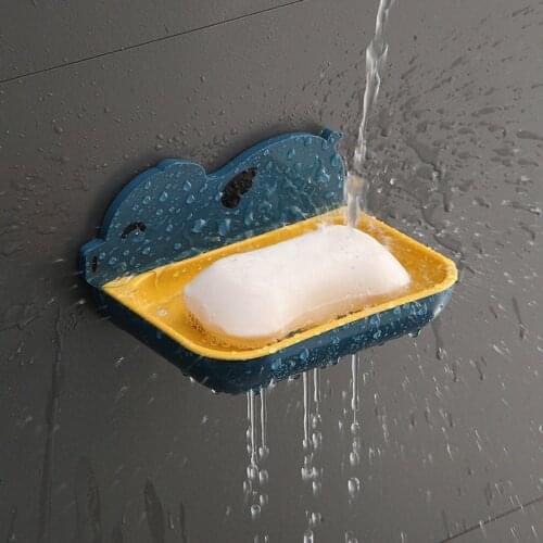 No Punching Wall Mounted Piggy Soap Box Household Soap Box Wall-Mounted Creative Soap Box Toilet For Bathroom