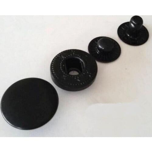 2017 New snap Buttons 50sets/lot black high Quality 12mm/15mm17mm/20mm Snap Fasteners/popper Press Stud Sewing Button