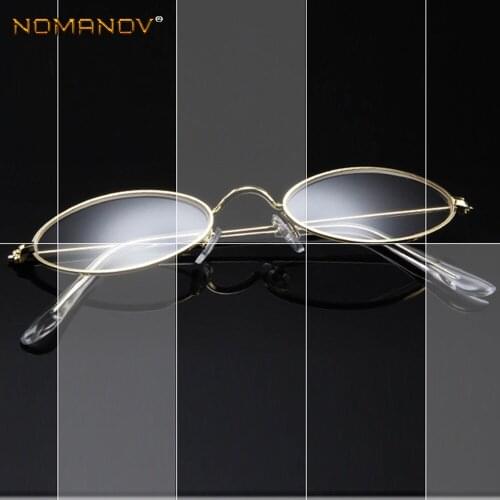 Fashion Oval Ultra Small Box Multilayer Coated Lens Full-rim Reading Glasses +0.5 +0.75 +1 +1.25 +1.5 +1.75 +2 +2.25 +2.5 To +6