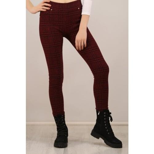 Stamp Leggings Bordokareli - 4580.1098