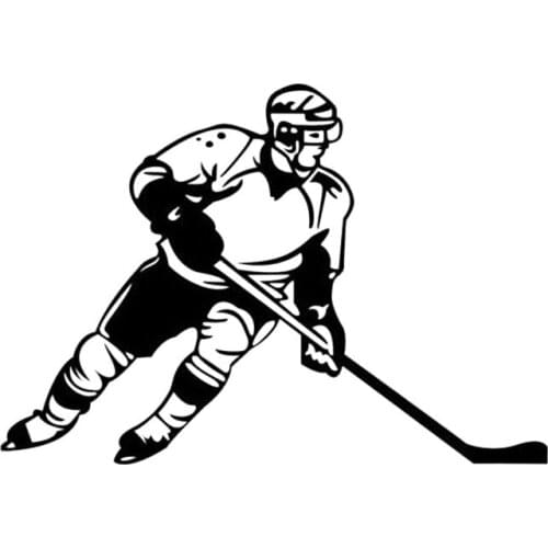 Creative Hockey Sports Fashion Vinyl Car Stickers Motorcycle SUVs Bumper Car Window Laptop Car Stylings