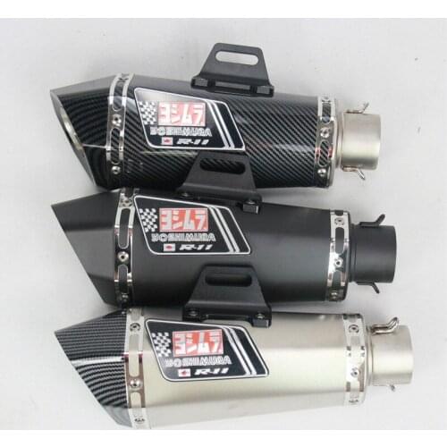 5 Colors Universal 36-51mm motorcycle exhaust with Db killer stickers muffler for Z900 GSXR1000 SV650 R6 R3 ZX6R ZX10 K7 MT07