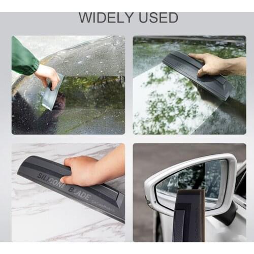 High Quality Silicone Car Window Wiper Washr Wiper Soft Brushes Car Window Clean Brush Cleaner Winter Ice Scraper Car styling