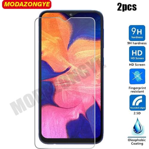 2 Pcs Screen Protector For Samsung Galaxy A10 Tempered Glass Samsung A10 A105F A105 SM-A105F GalaxyA10 Glass Protective Film