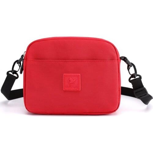 Women Fashion Solid Color Zipper Waterproof Nylon Shoulder Bag Crossbody Bag New 2021 Hot Selling