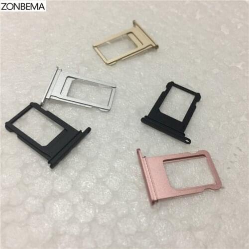 ZONBEMA 5pcs New Sim Card Adapter For iPhone 7 Plus Micro Sim Card Tray Slot Holder Replacement