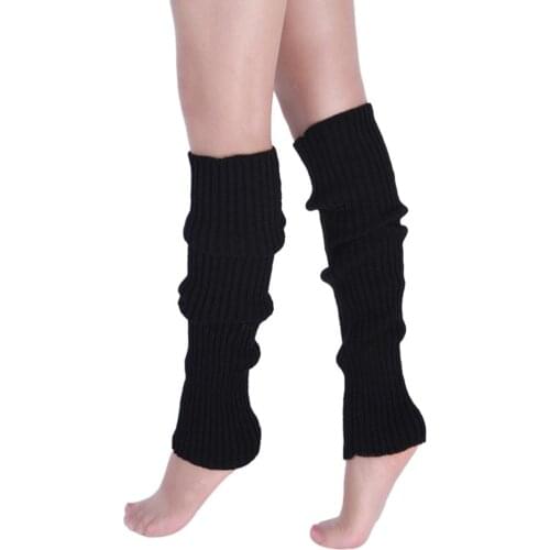 1pair Stylish Women Kniting Leg Warmer Winter Knit Crochet Fashion Lady Legging Foot Warmer Calentadores Piernas Гетры Женские