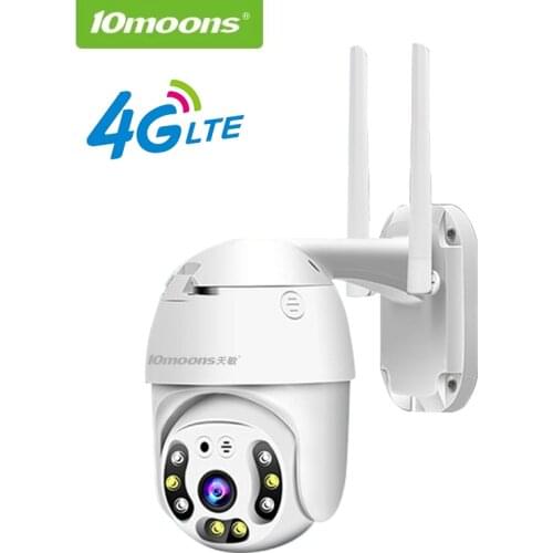 10moons Mini Ball surveillance camera 4G Version Night Vision CCTV with PTZ 1080P