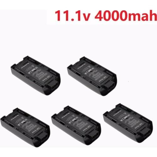 Upgrade Lipo Battery For Parrot Bebop 2 Drone Battery 4000mAh 11.1V Lipo Upgrade Battery For RC Quadcopter Parts
