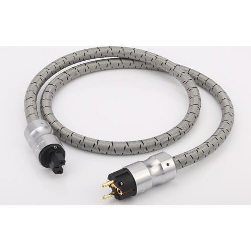 Audiocrast HIFi Power Cable US AC power cord power cable audio CD amplifier AMP US power cables EU US Plug Cable