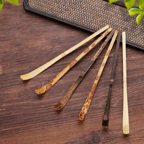 Handmade Bamboo Matcha Spoon Tea Scoop Matcha Tea Leaf Sticks Tea Needle Spice Kitchen Tea Ceremony Utensils Accessories 18*1cm
